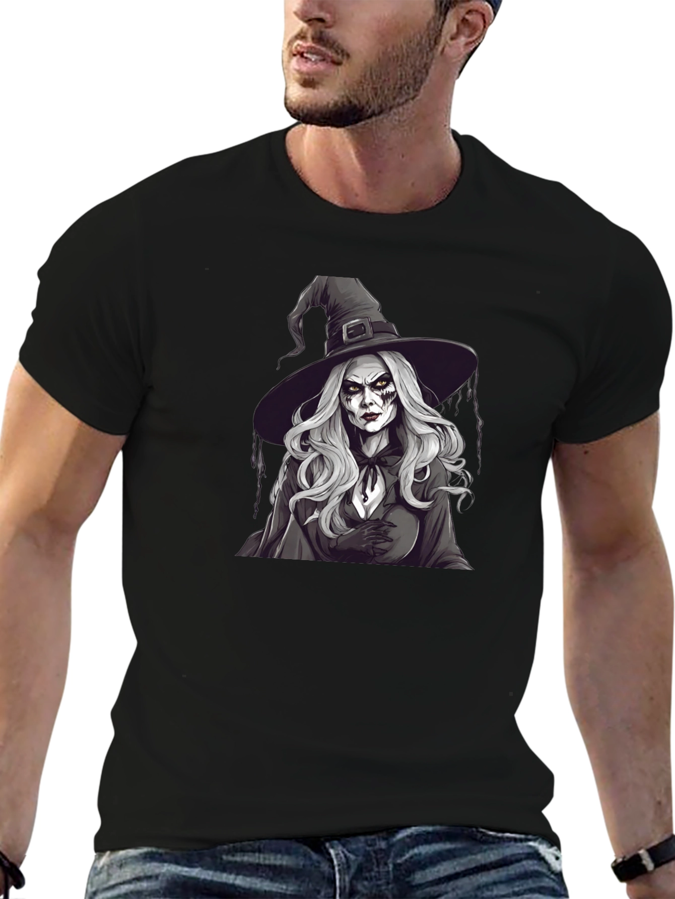 Witch Graphic Print T-Shirt