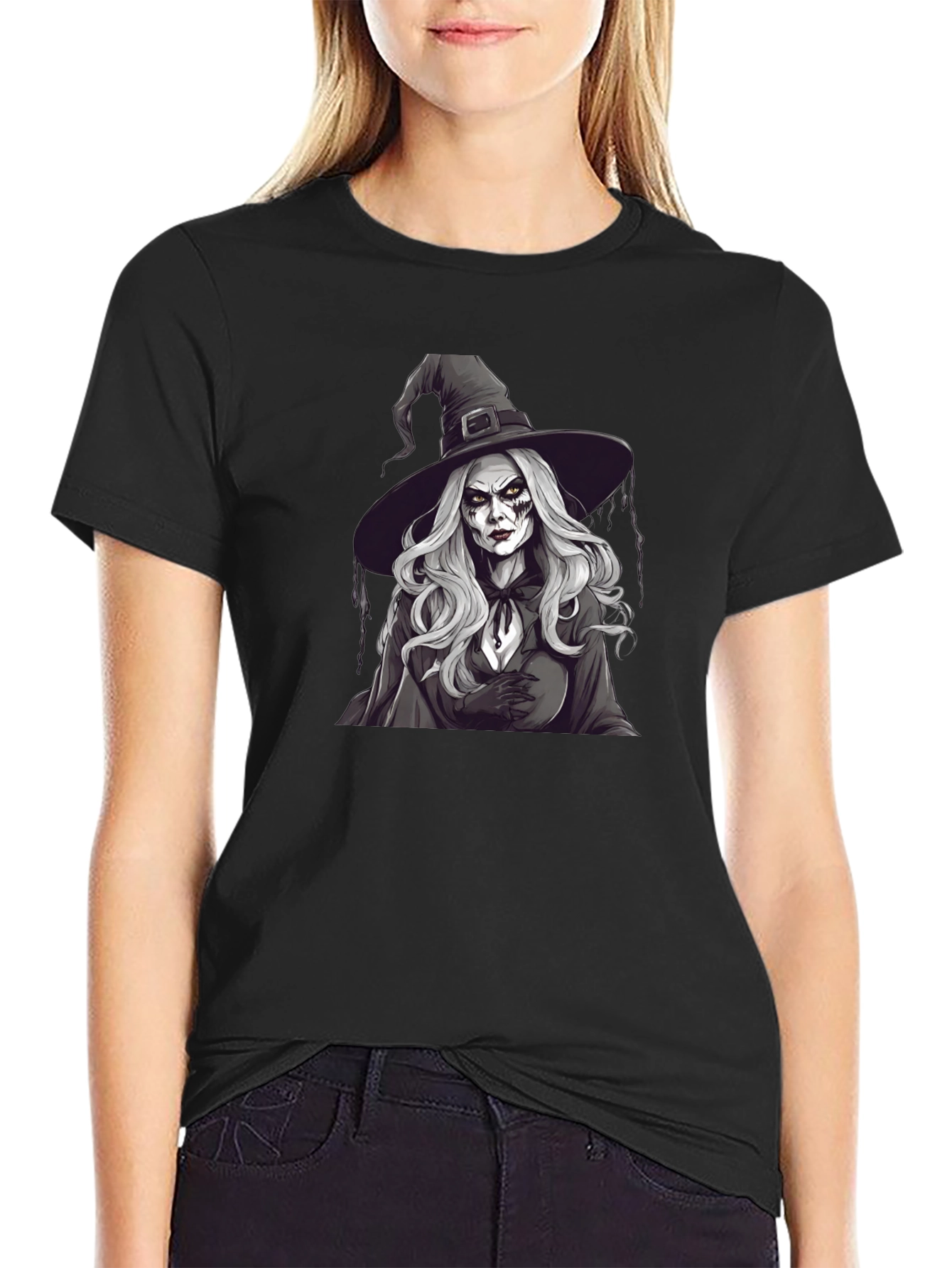 Witch Graphic Print T-Shirt