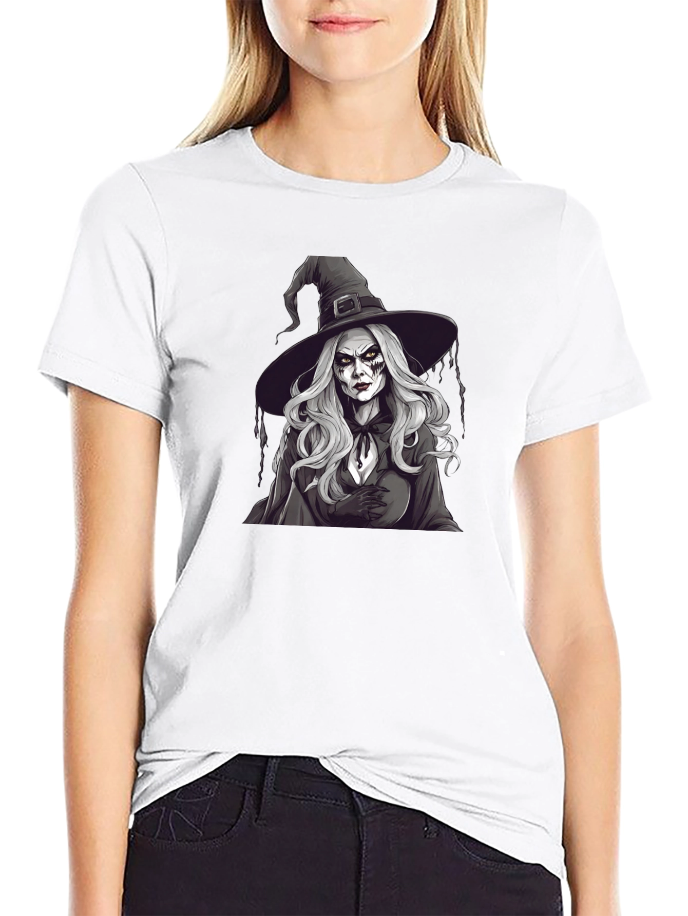 Witch Graphic Print T-Shirt