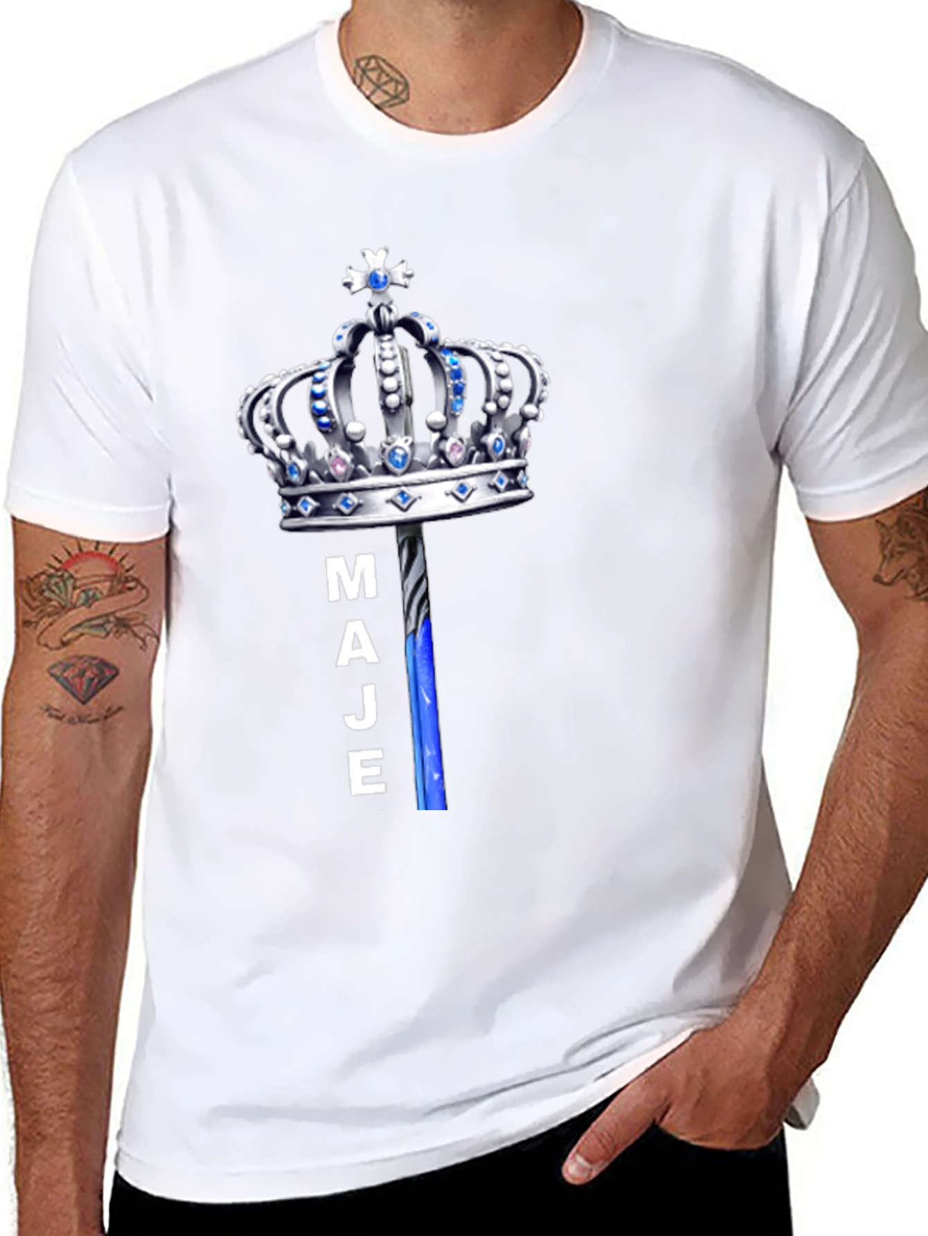 Majestic Crown Tee - Royal Style