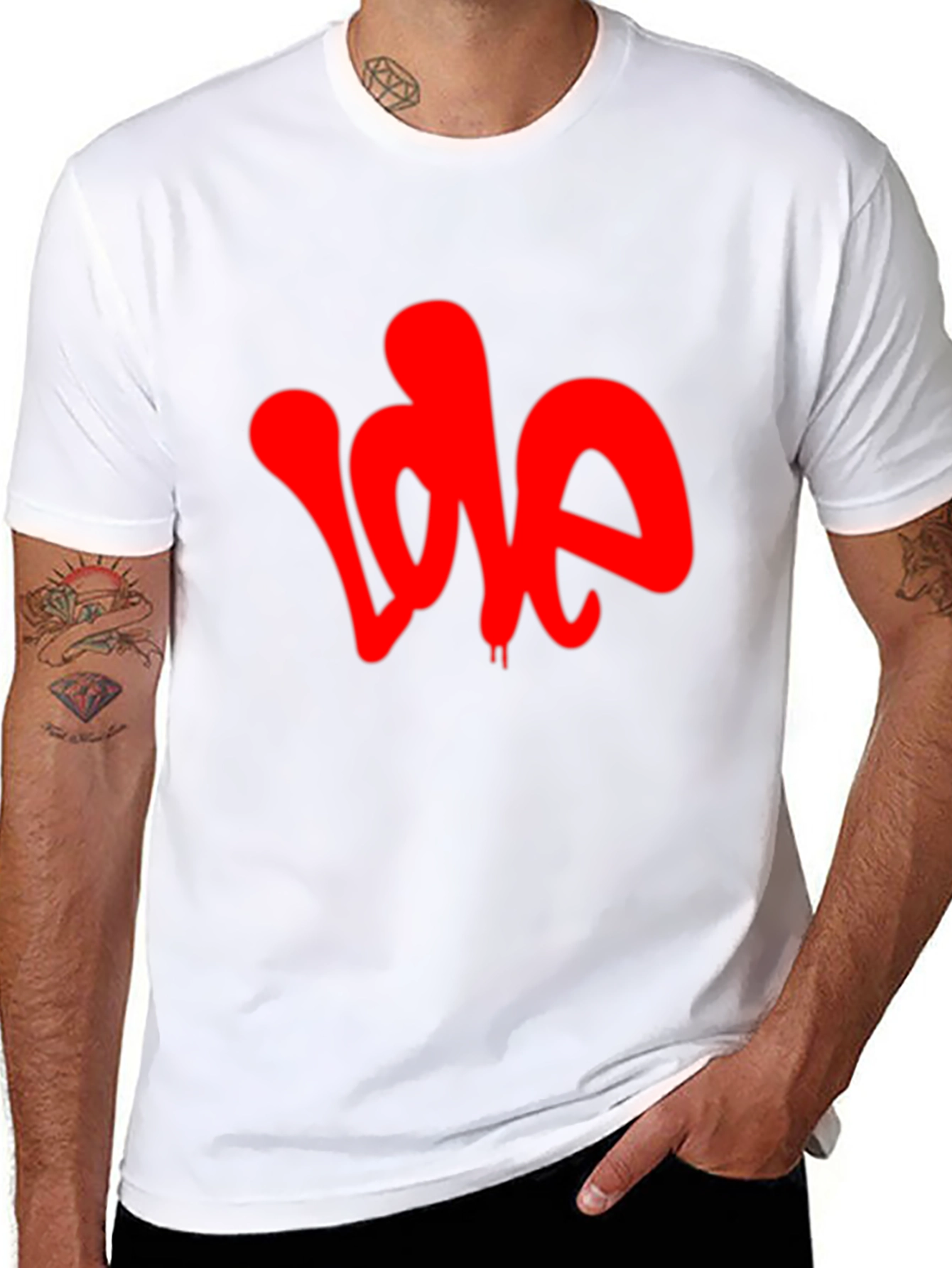 Bold Graphic Black T-Shirt