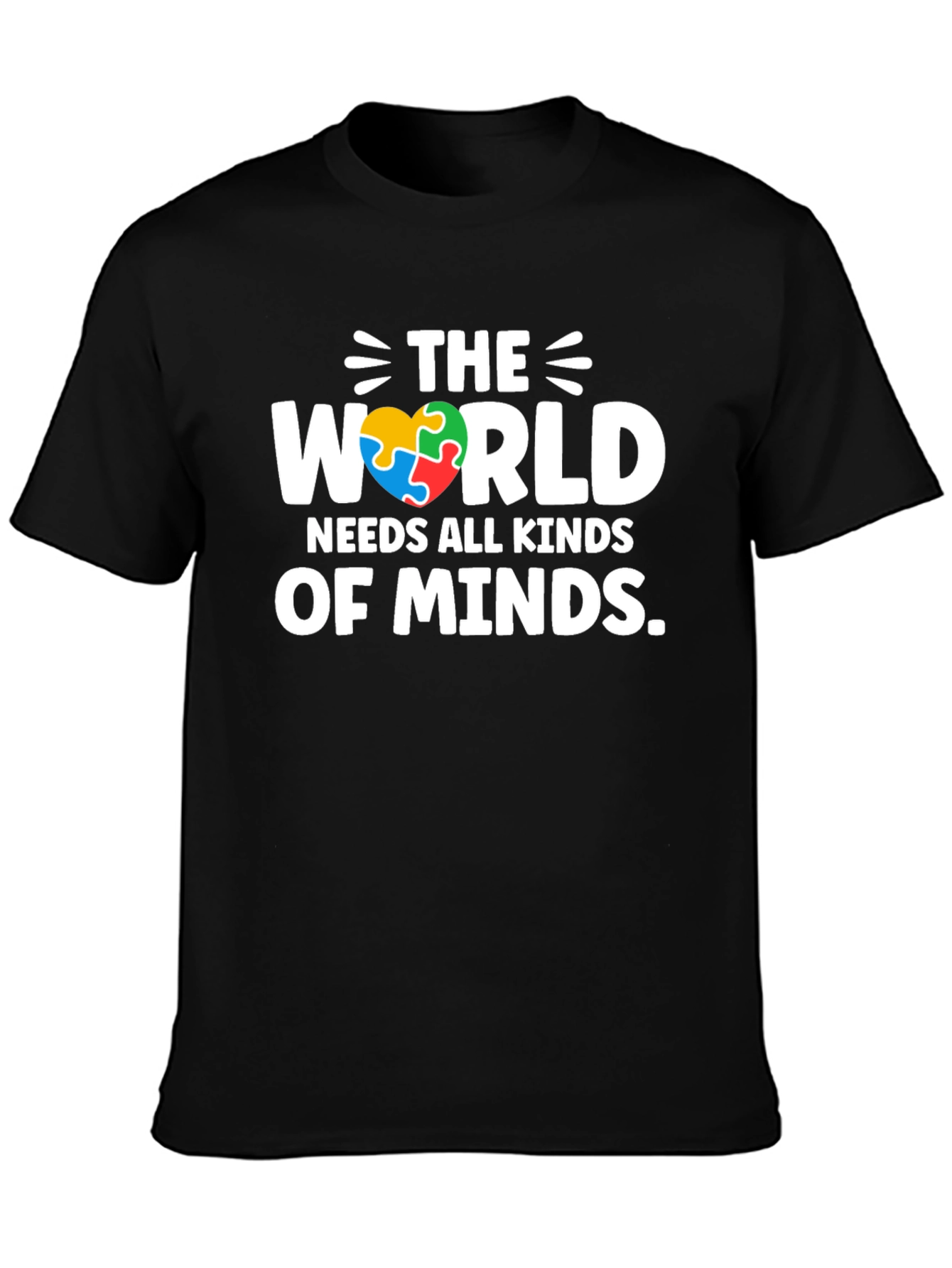 Autism Awareness T-Shirt All Kinds of Minds