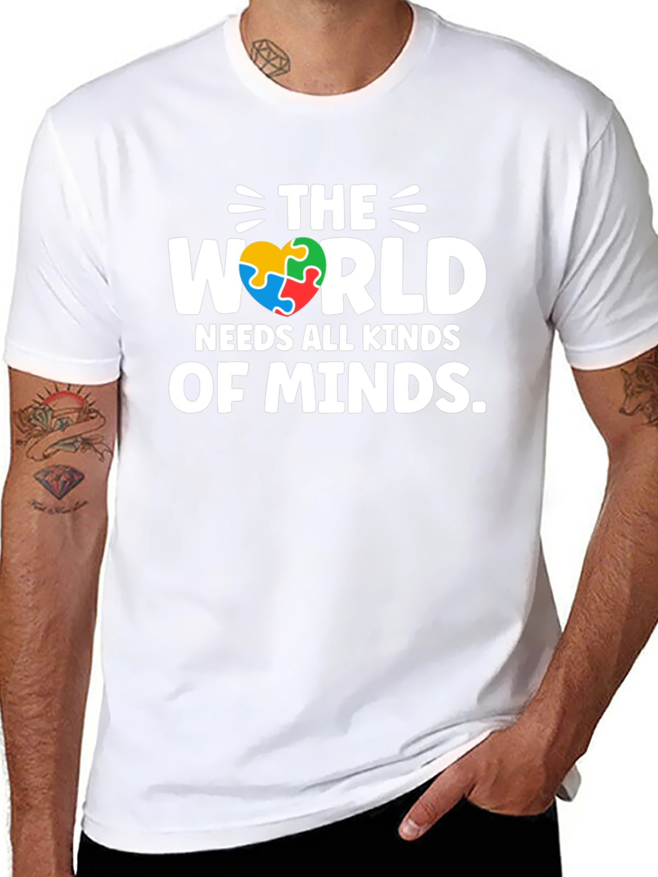 Autism Awareness T-Shirt All Kinds of Minds