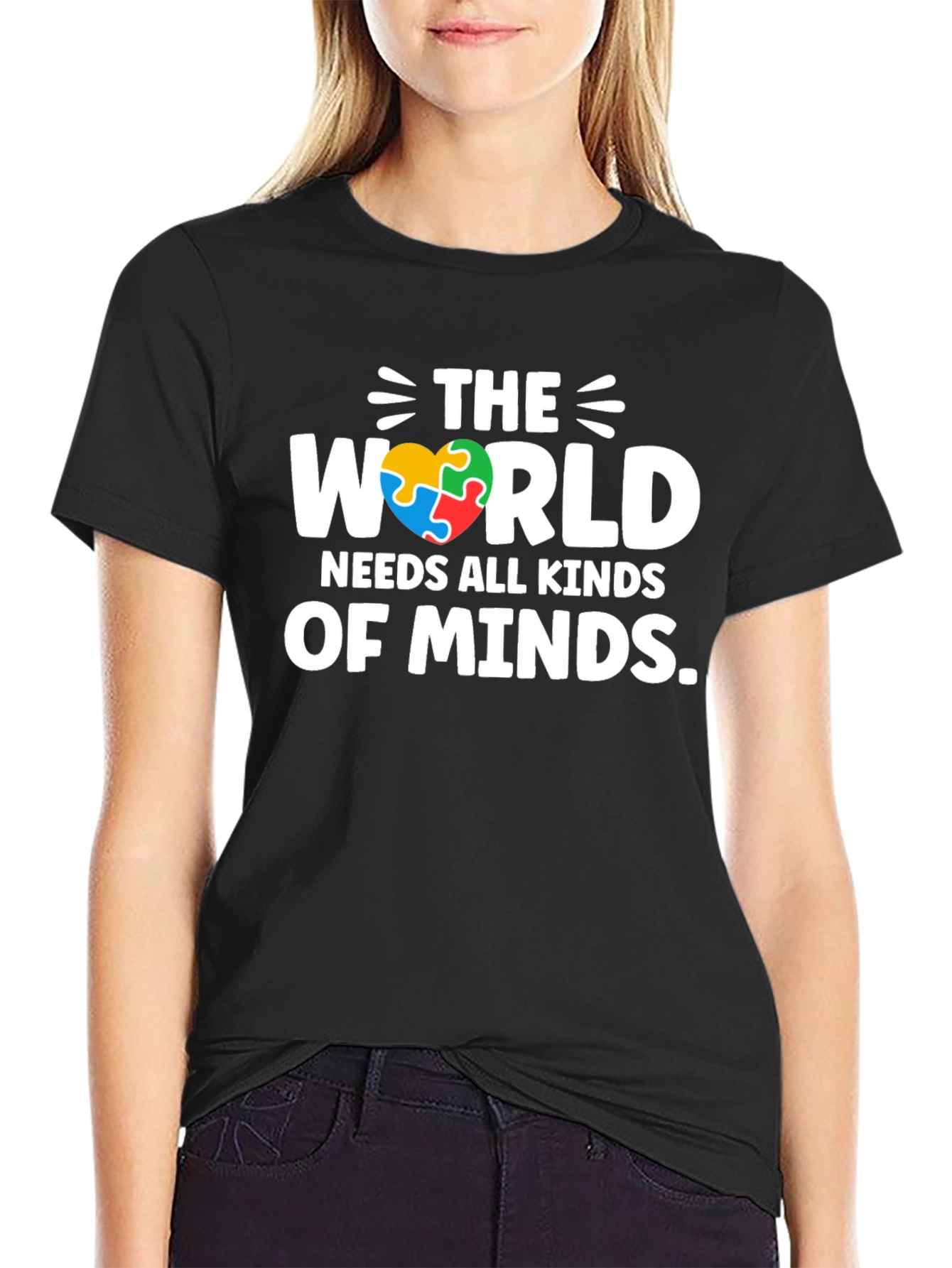 Autism Awareness T-Shirt All Kinds of Minds
