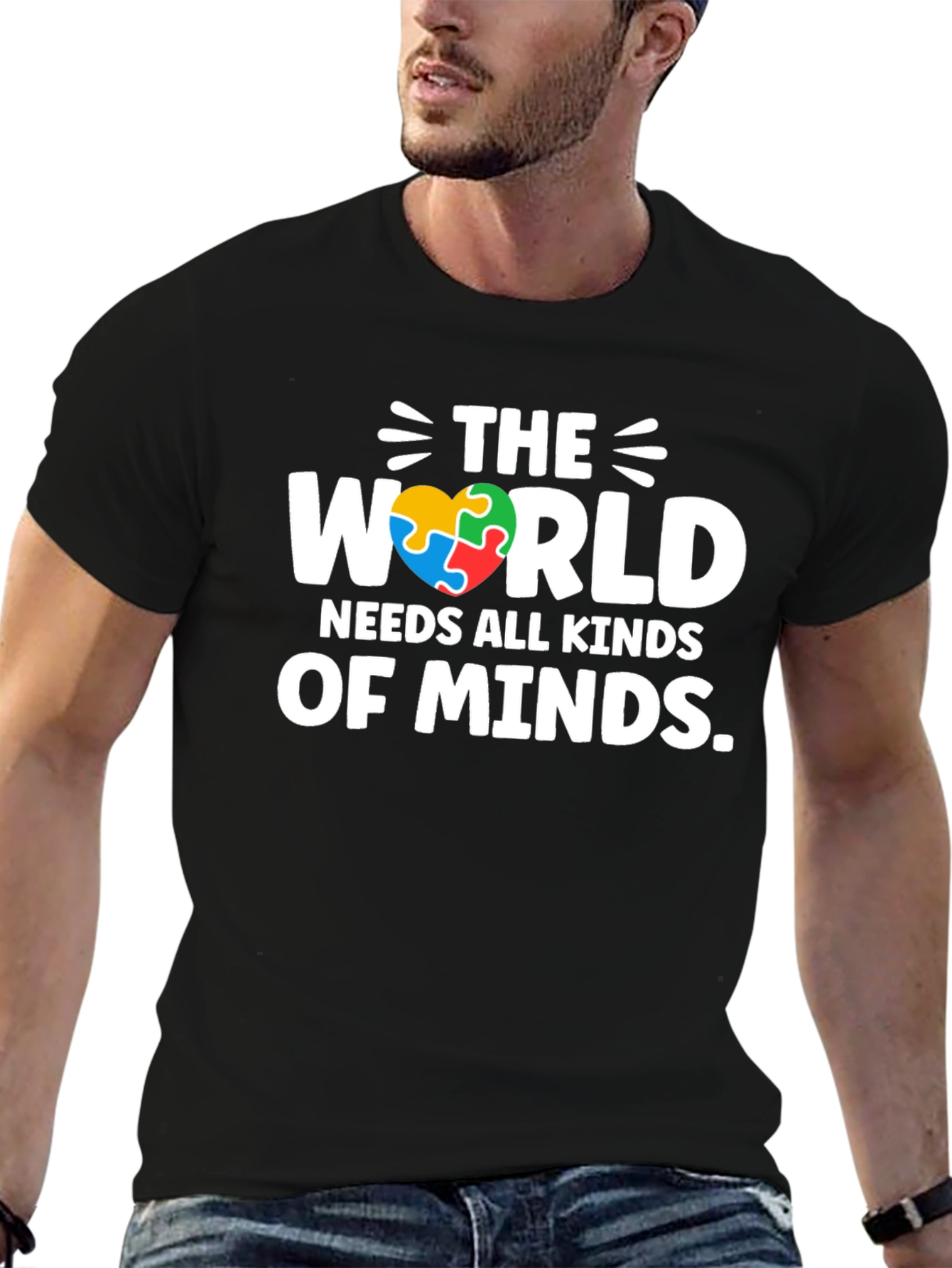Autism Awareness T-Shirt All Kinds of Minds