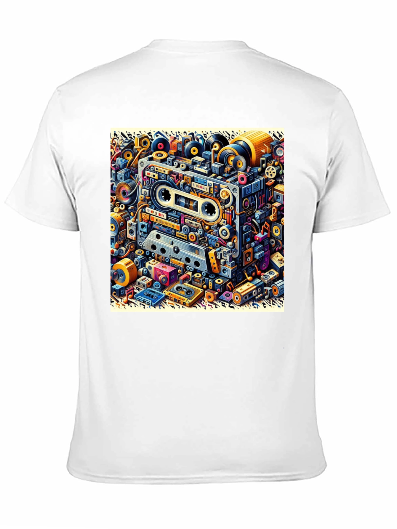 Retro Cassette Tape Graphic T-Shirt