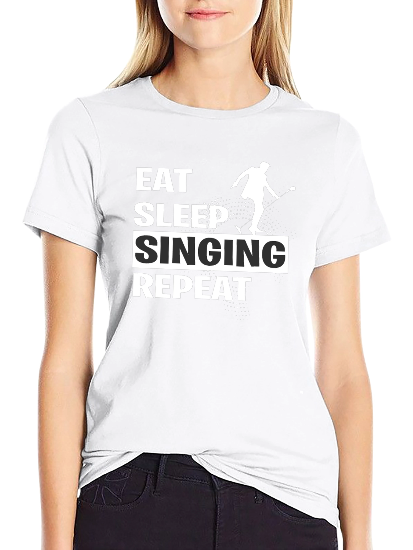 Eat Sleep Singing Repeat T-Shirt