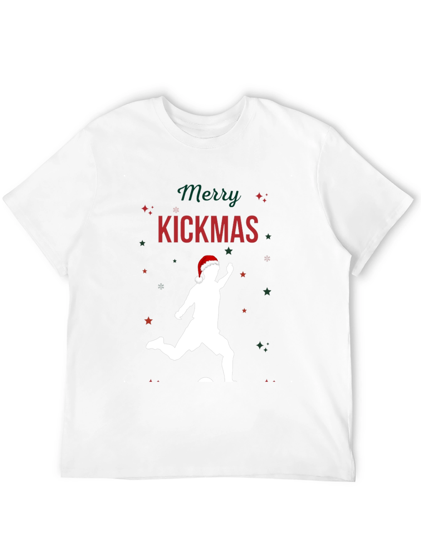 Merry Kickmas T-Shirt - Soccer Christmas Tee