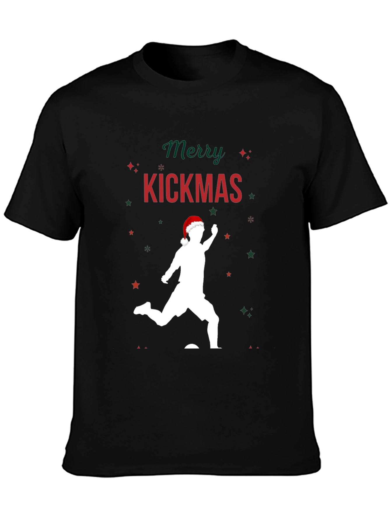 Merry Kickmas T-Shirt - Soccer Christmas Tee