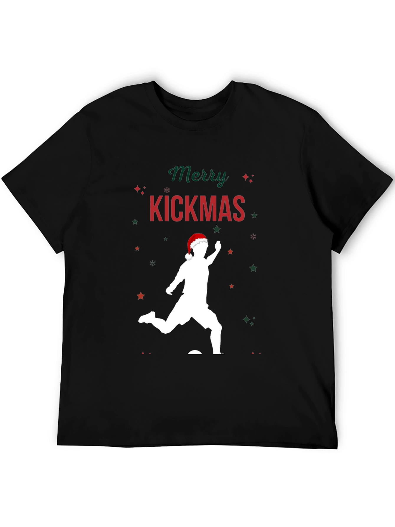 Merry Kickmas T-Shirt - Soccer Christmas Tee