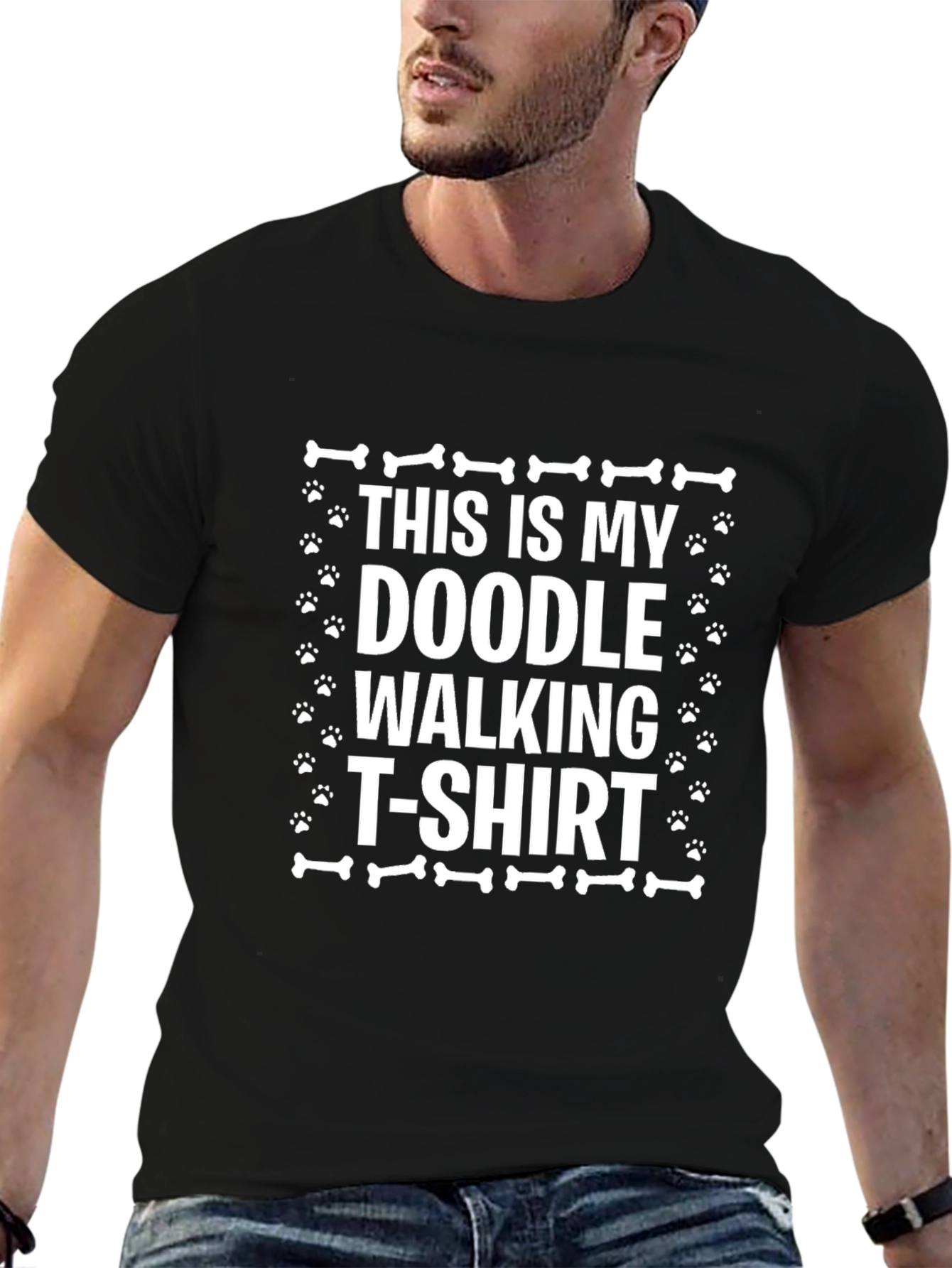 Doodle Walking T-Shirt - Dog Lover Apparel