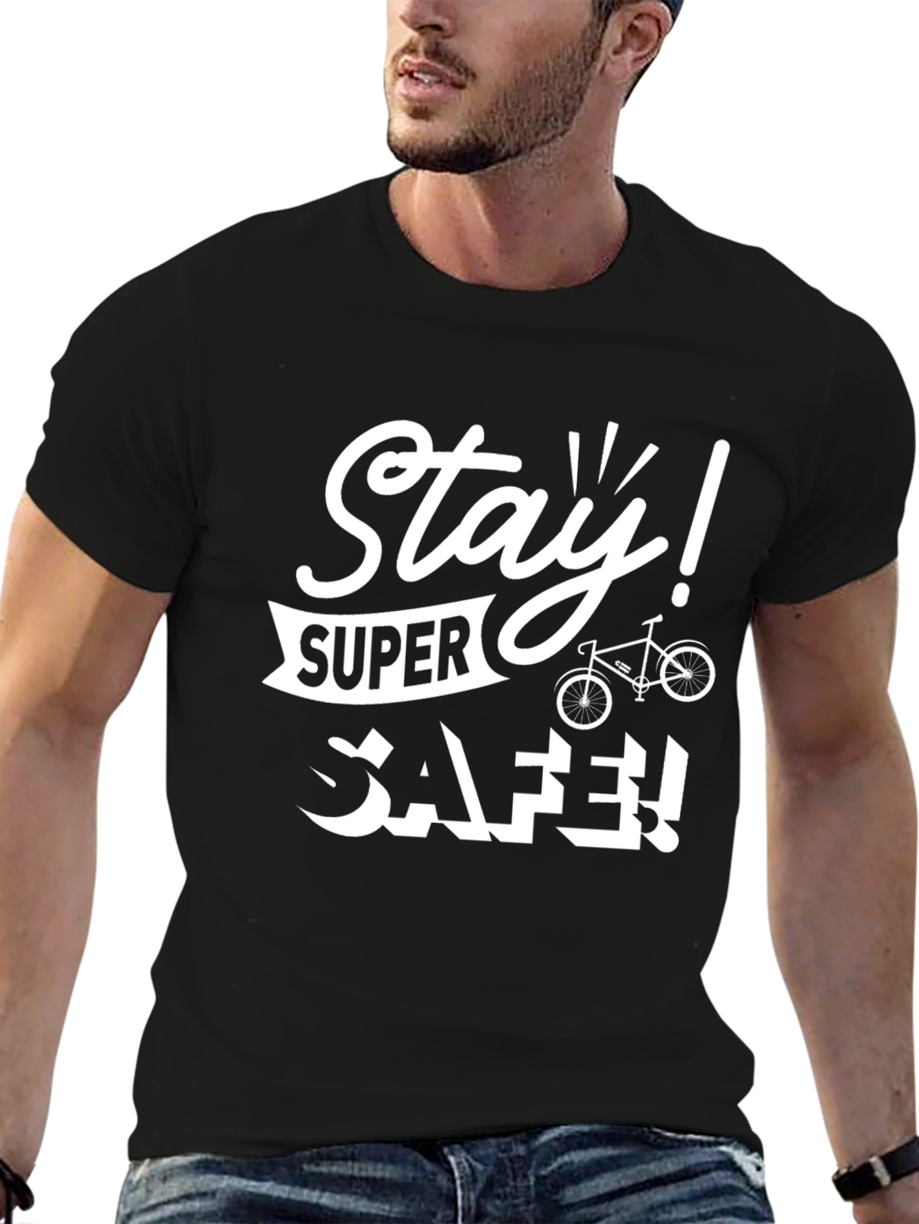 Stay Super Safe Bike T-Shirt