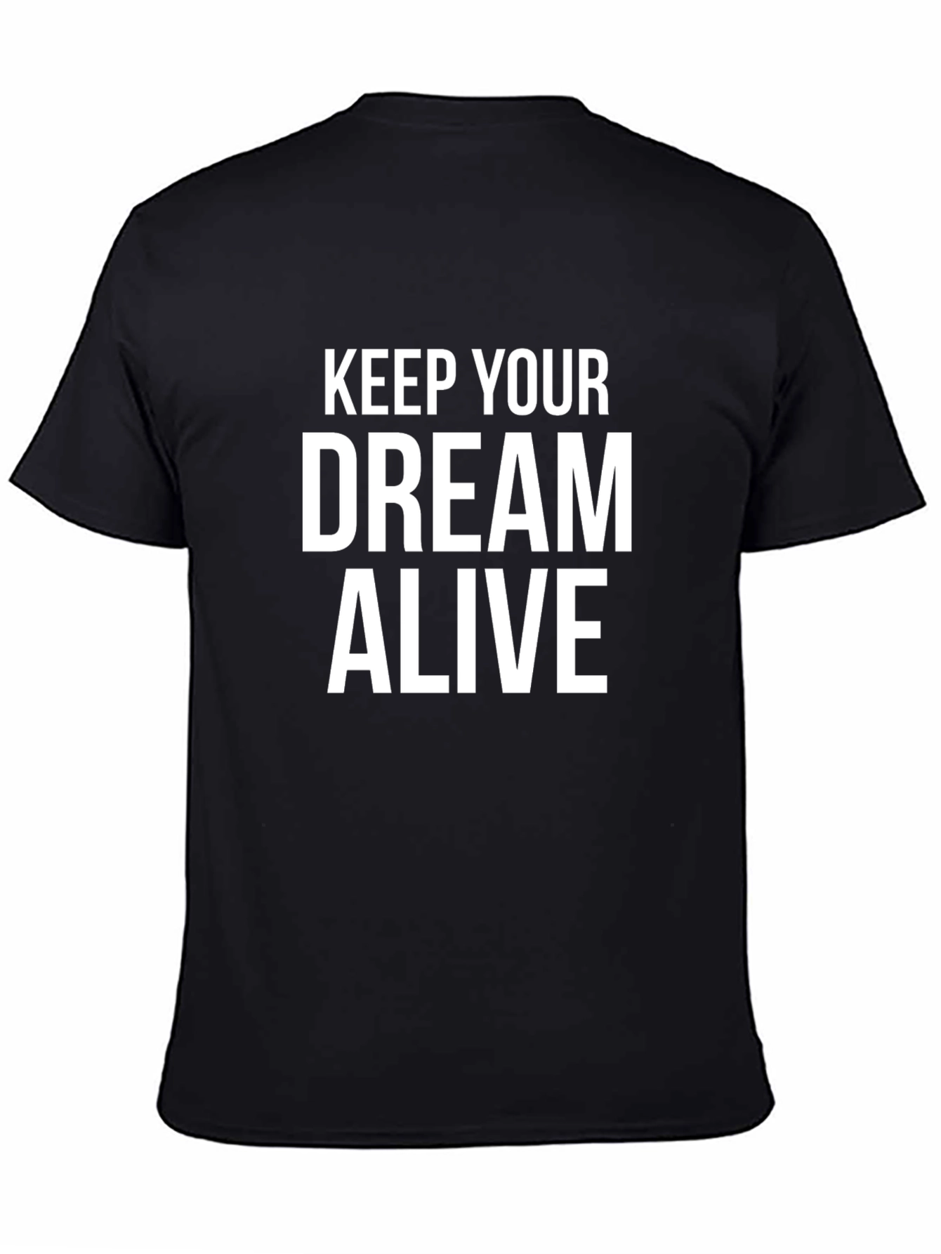 Keep Your Dream Alive Graphic Tee - Black