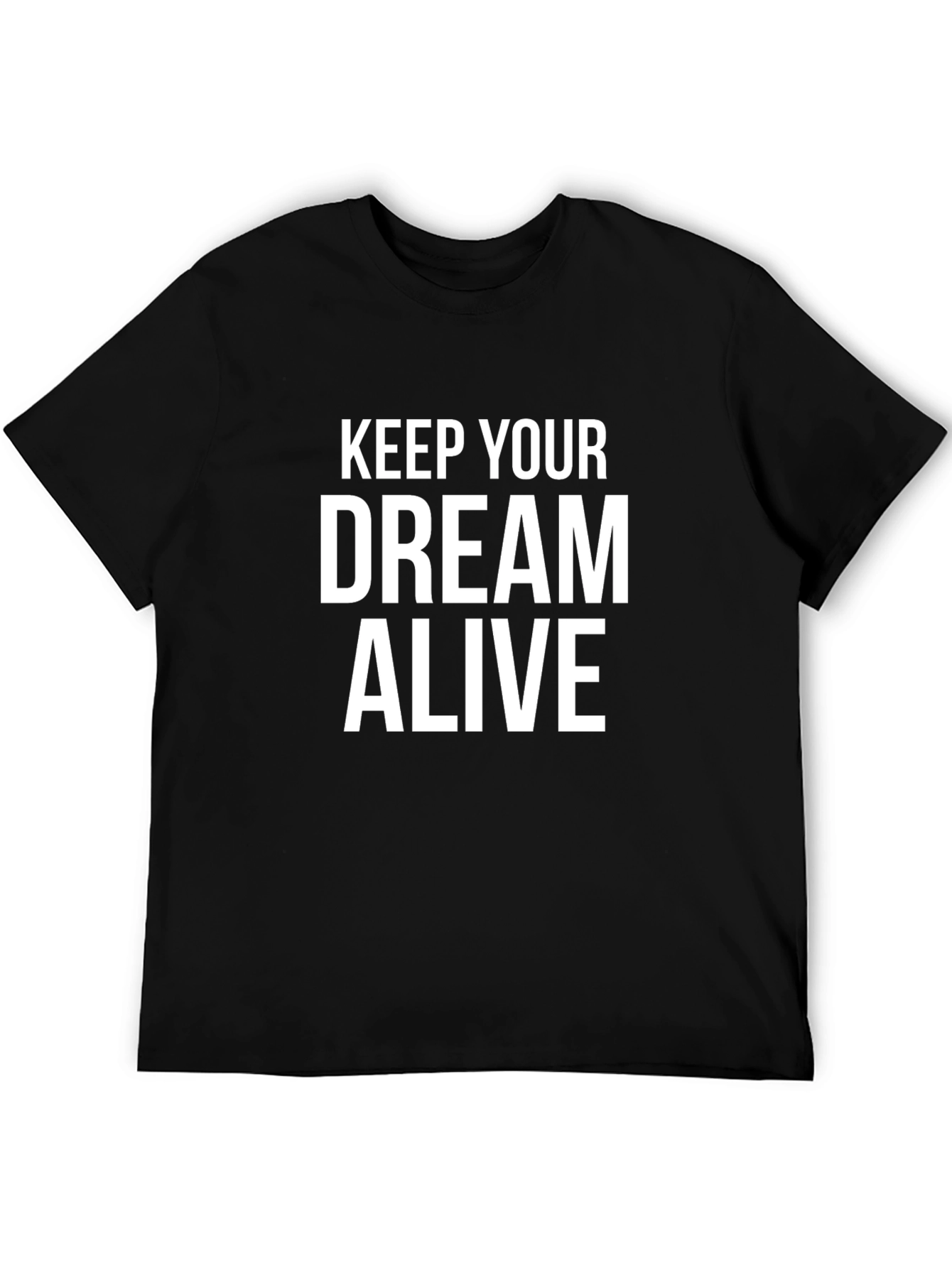 Keep Your Dream Alive Graphic Tee - Black