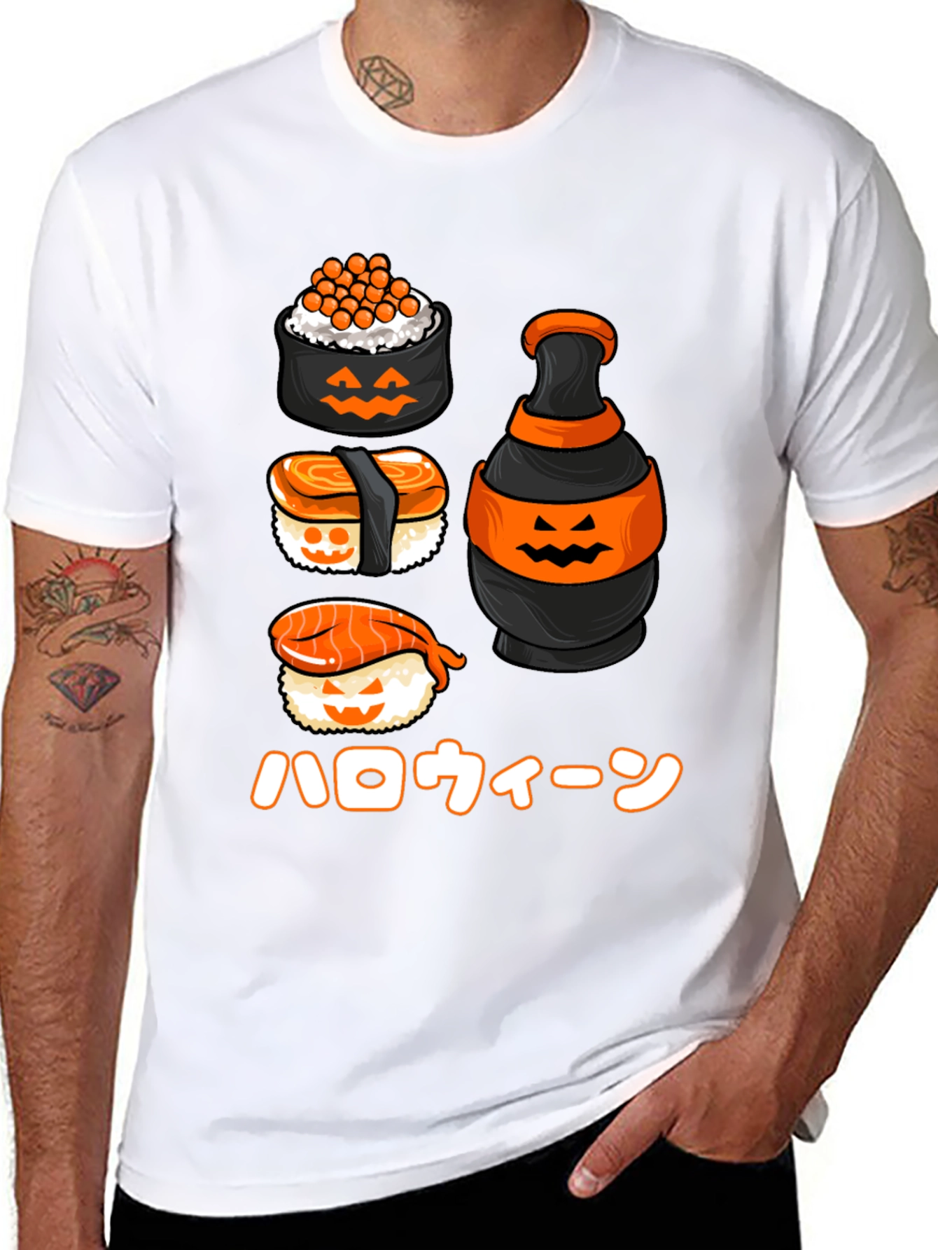 Sushi Halloween T-Shirt - Japanese Holiday Tee