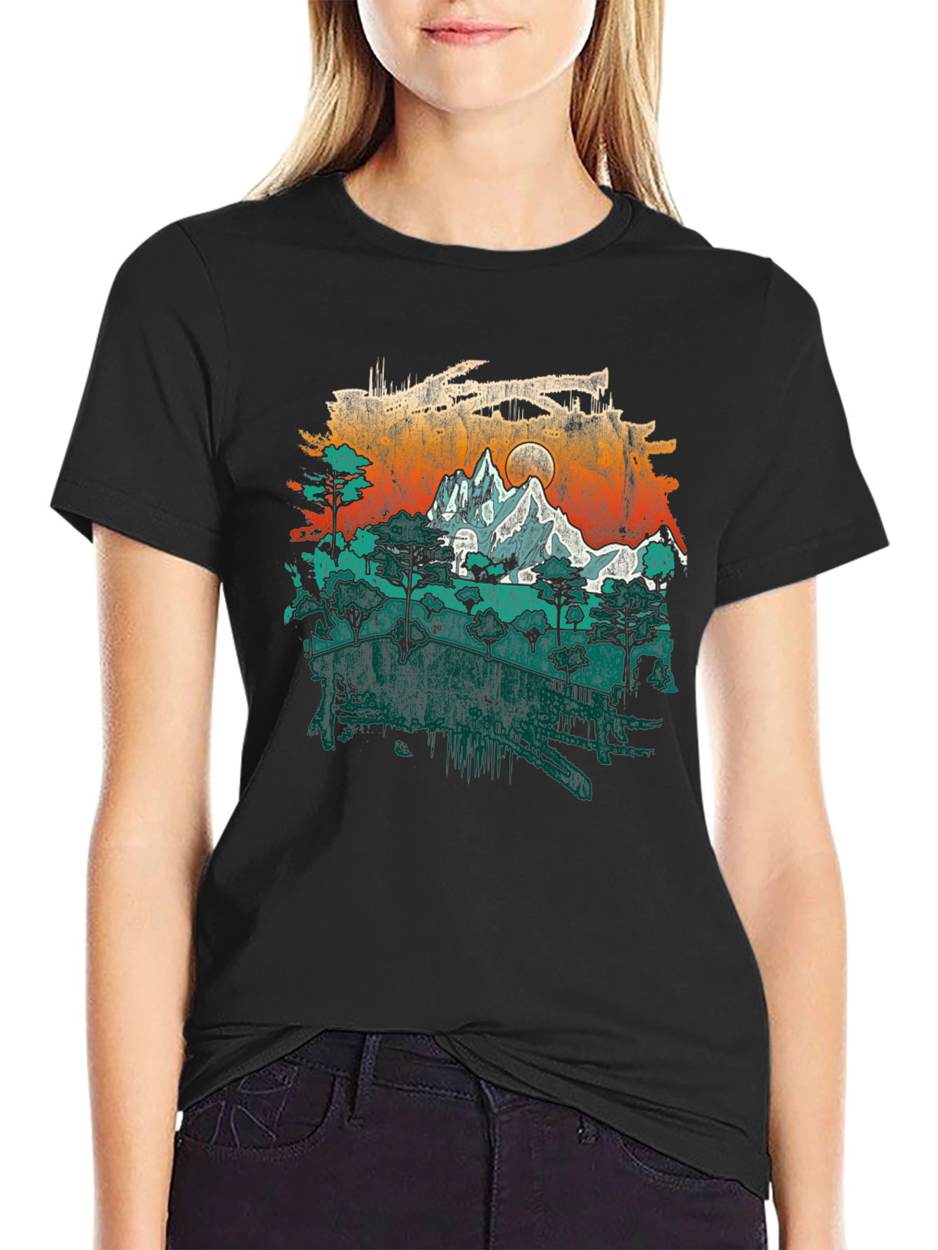 Mountain Adventure Graphic Tee - Nature Lovers Shirt