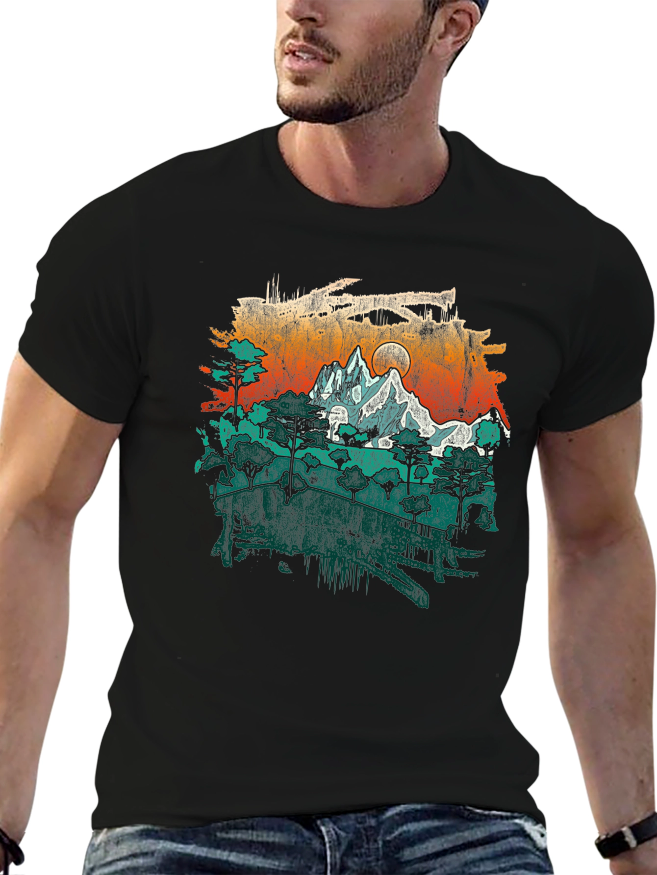 Mountain Adventure Graphic Tee - Nature Lovers Shirt