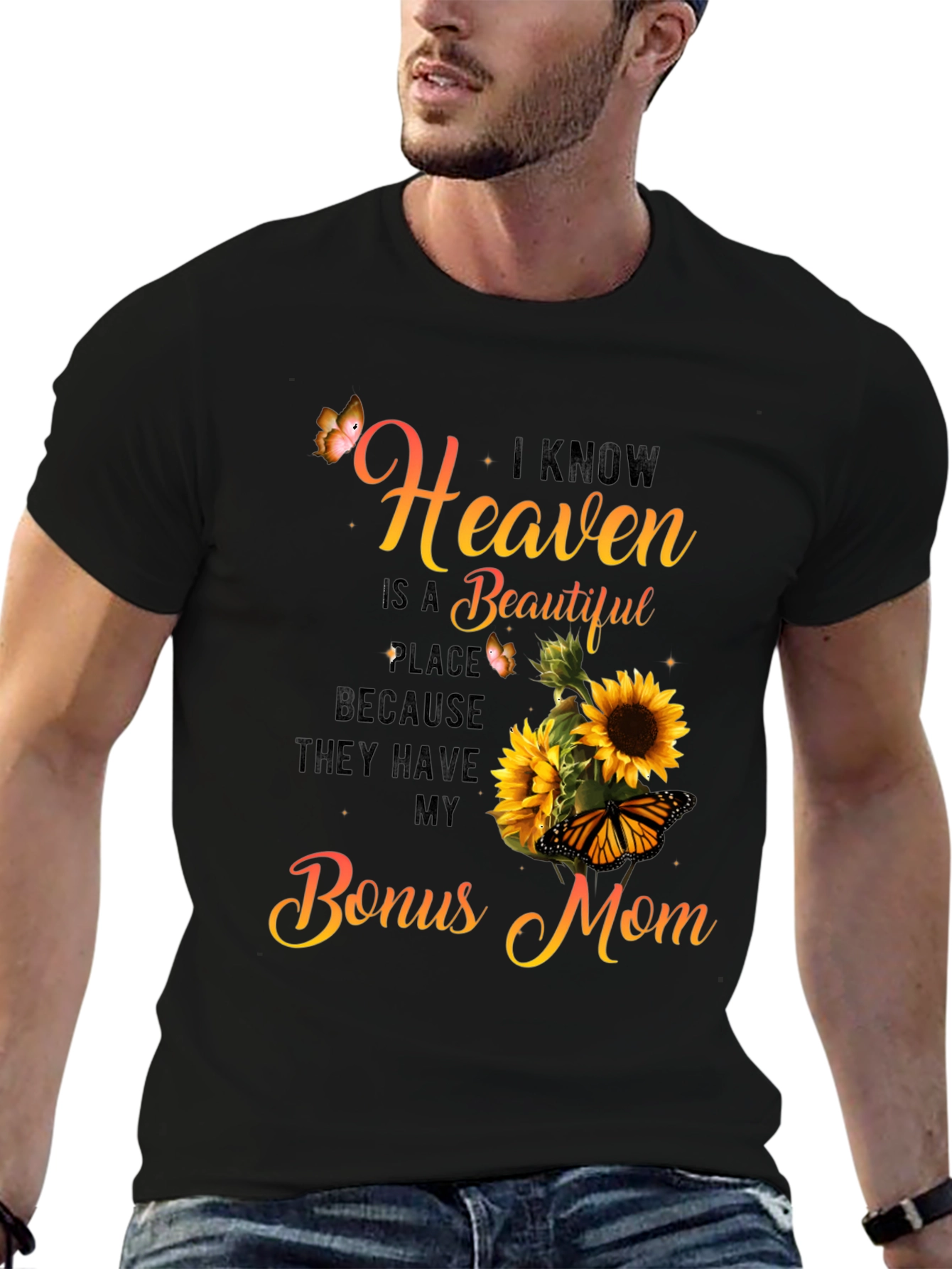 Bonus Mom Sunflower Graphic Tee