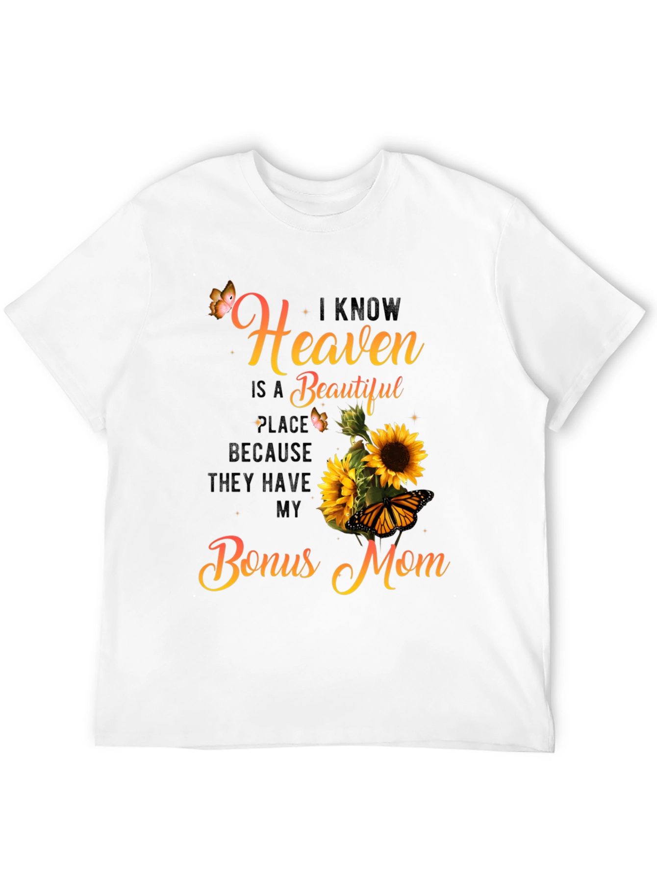 Bonus Mom Sunflower Graphic Tee