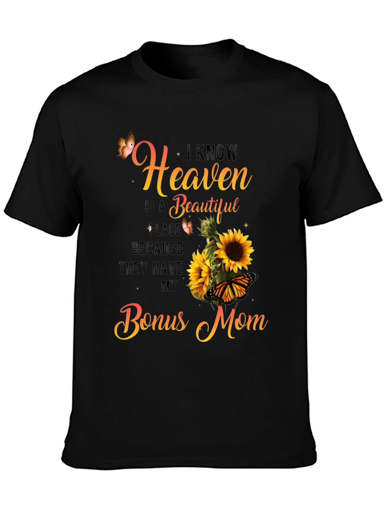 Bonus Mom Sunflower Graphic Tee