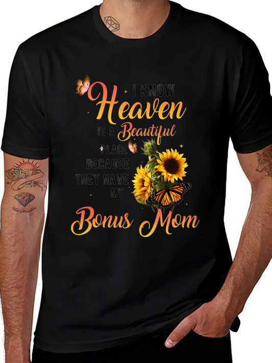 Bonus Mom Sunflower Graphic Tee