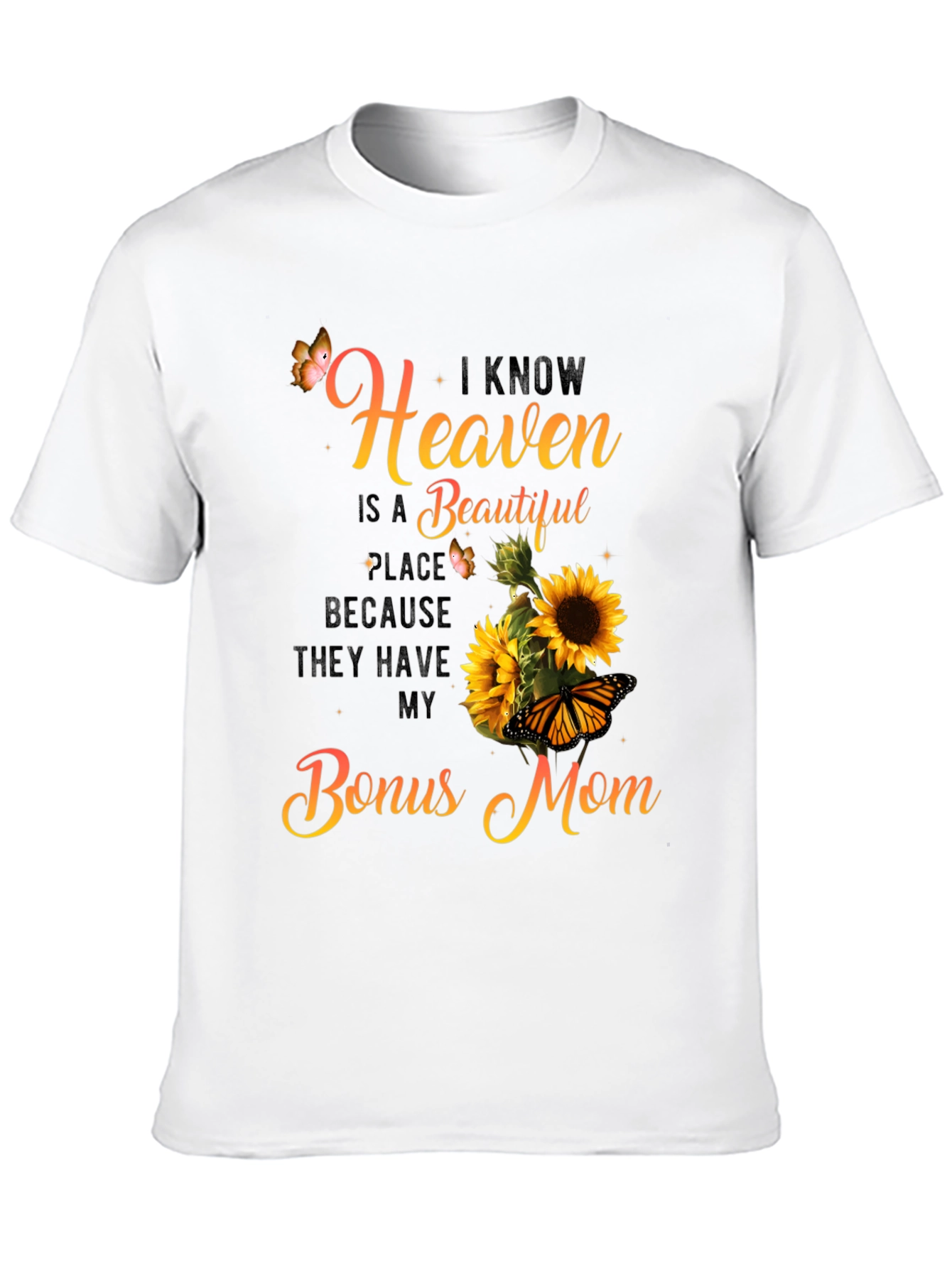 Bonus Mom Sunflower Graphic Tee