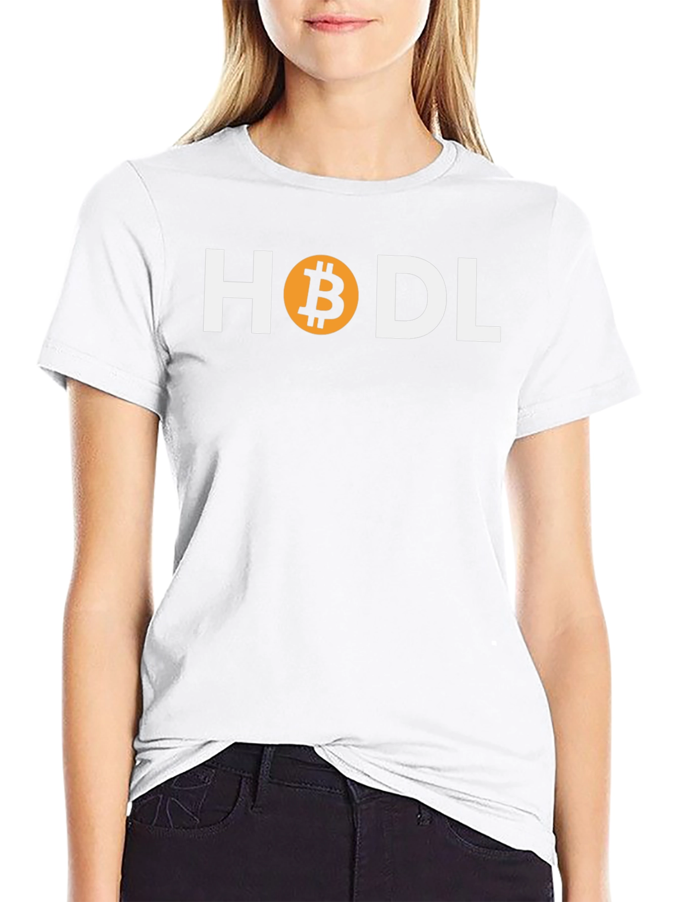 HODL Bitcoin Crypto T-Shirt - Black Cotton