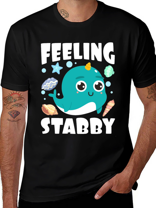 Feeling Stabby Narwhal T-Shirt