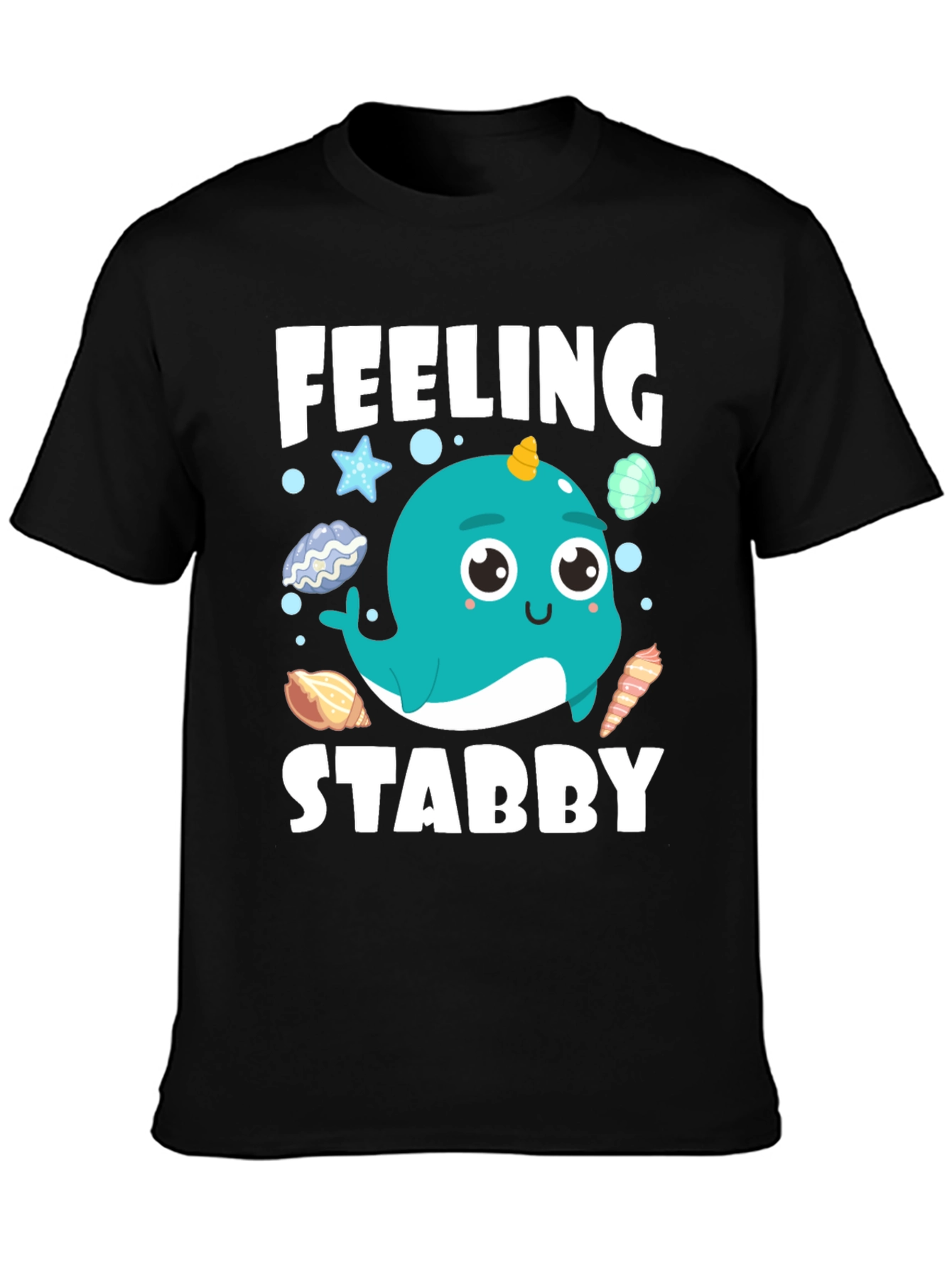 Feeling Stabby Narwhal T-Shirt