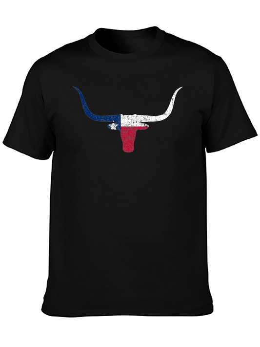 Texas Flag Longhorn Graphic Tee