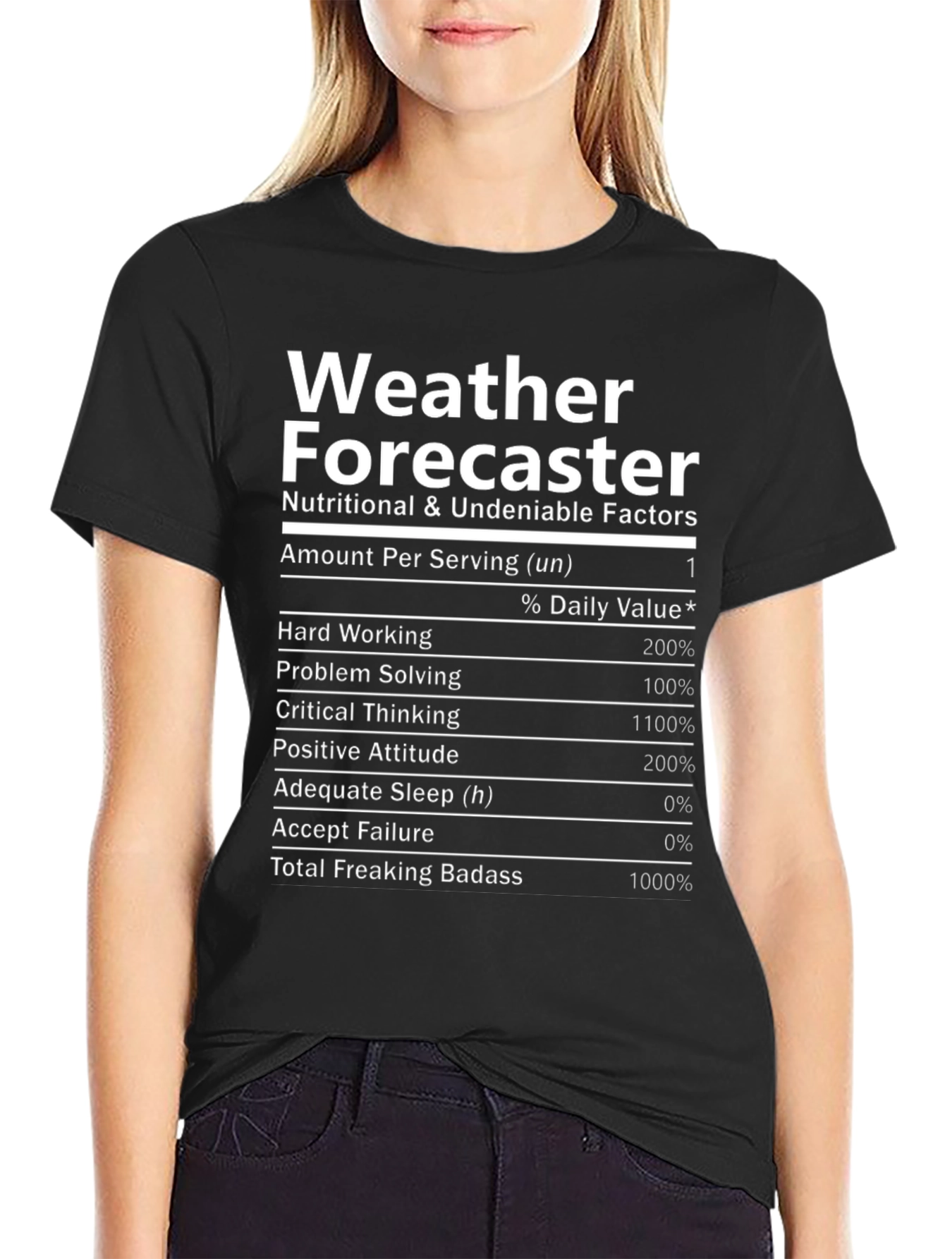 Weather Forecaster Novelty Graphic T-Shirt
