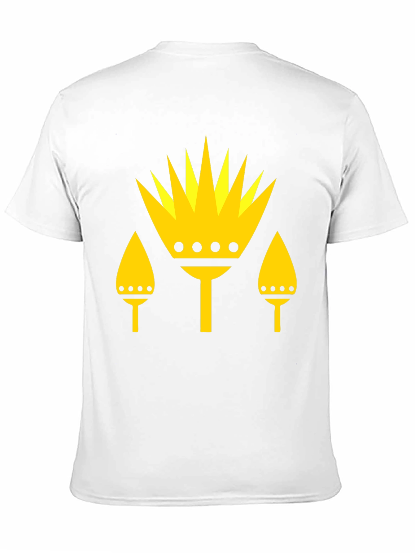 Graphic Tee - Yellow Crown Design