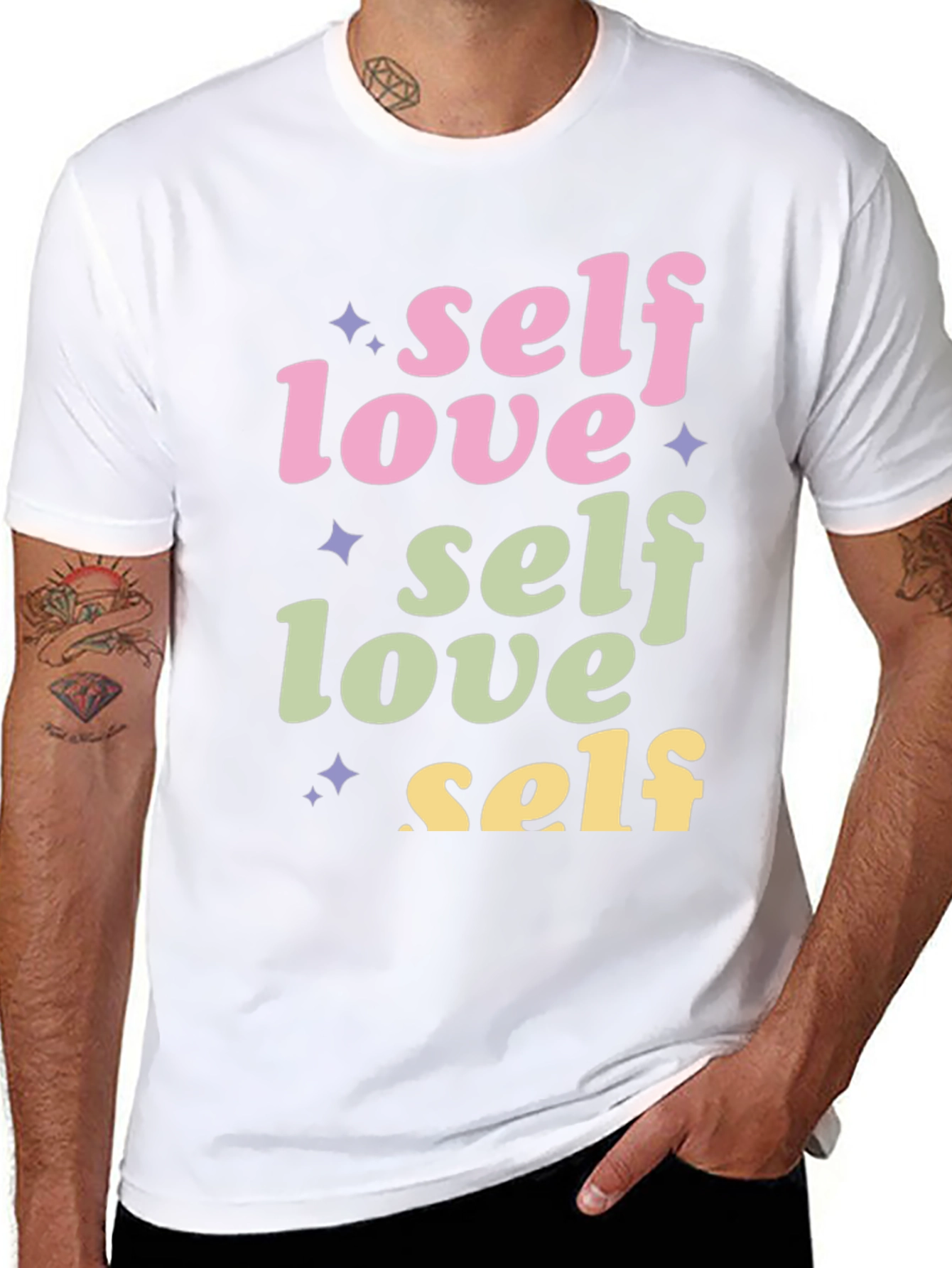 Self Love Graphic Tee - Stylish Black T-Shirt